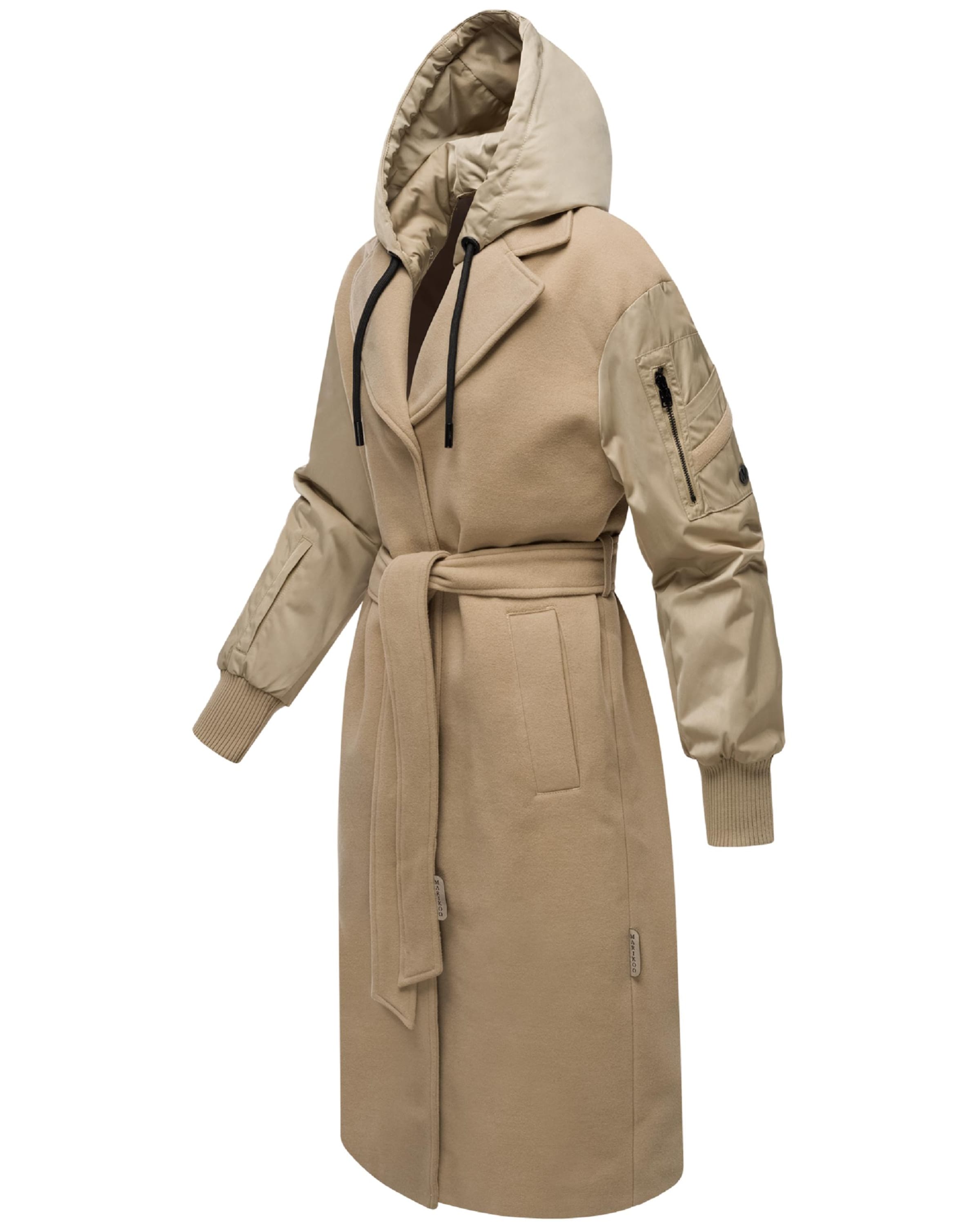 smėlio MARIKOO Demisezoninis paltas 'Tjadee 16'