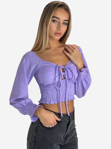Elara Bluse in Lila
