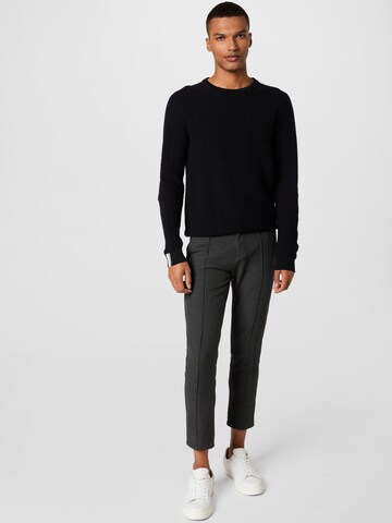 JACK & JONES Sweter 'Lawson' w kolorze czarny