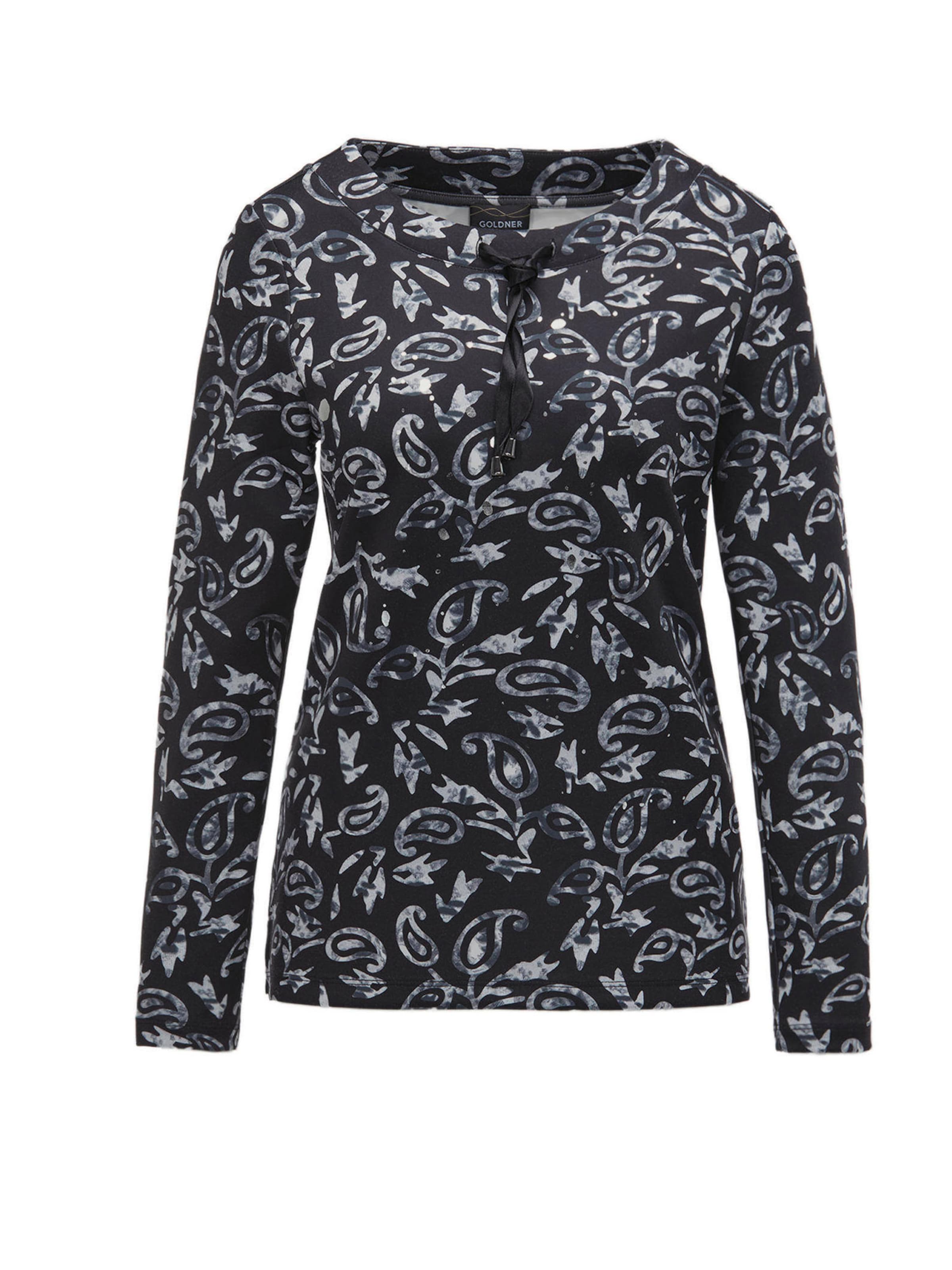 T-shirt Goldner en noir : devant