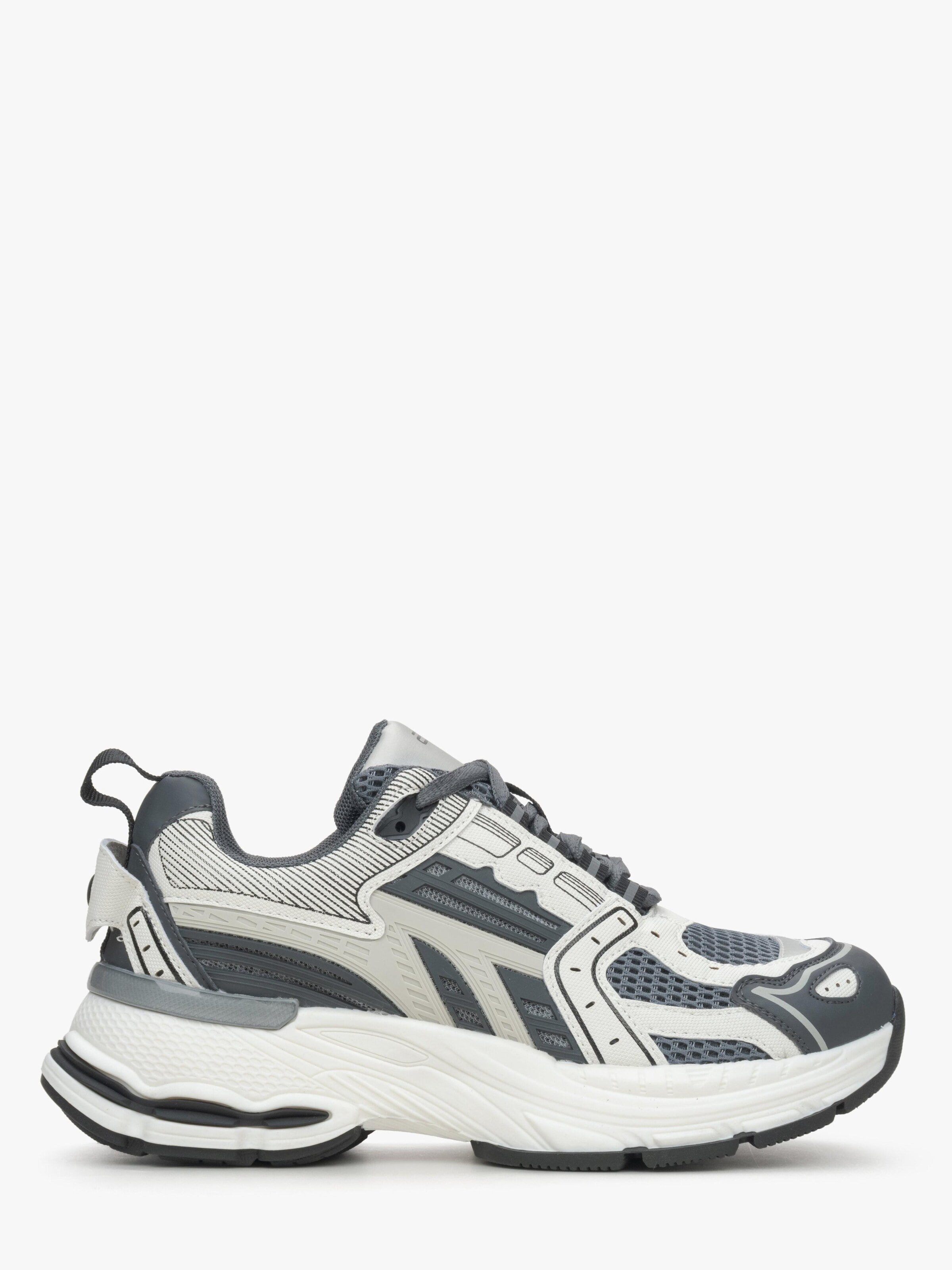 ES8 Sneaker low '366-10'‌‌‌‌‌‌‌‌‌‌ in Grau: Vorderseite