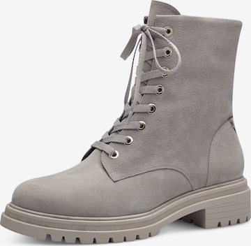 TAMARIS Lace-Up Ankle Boots in Grey: front