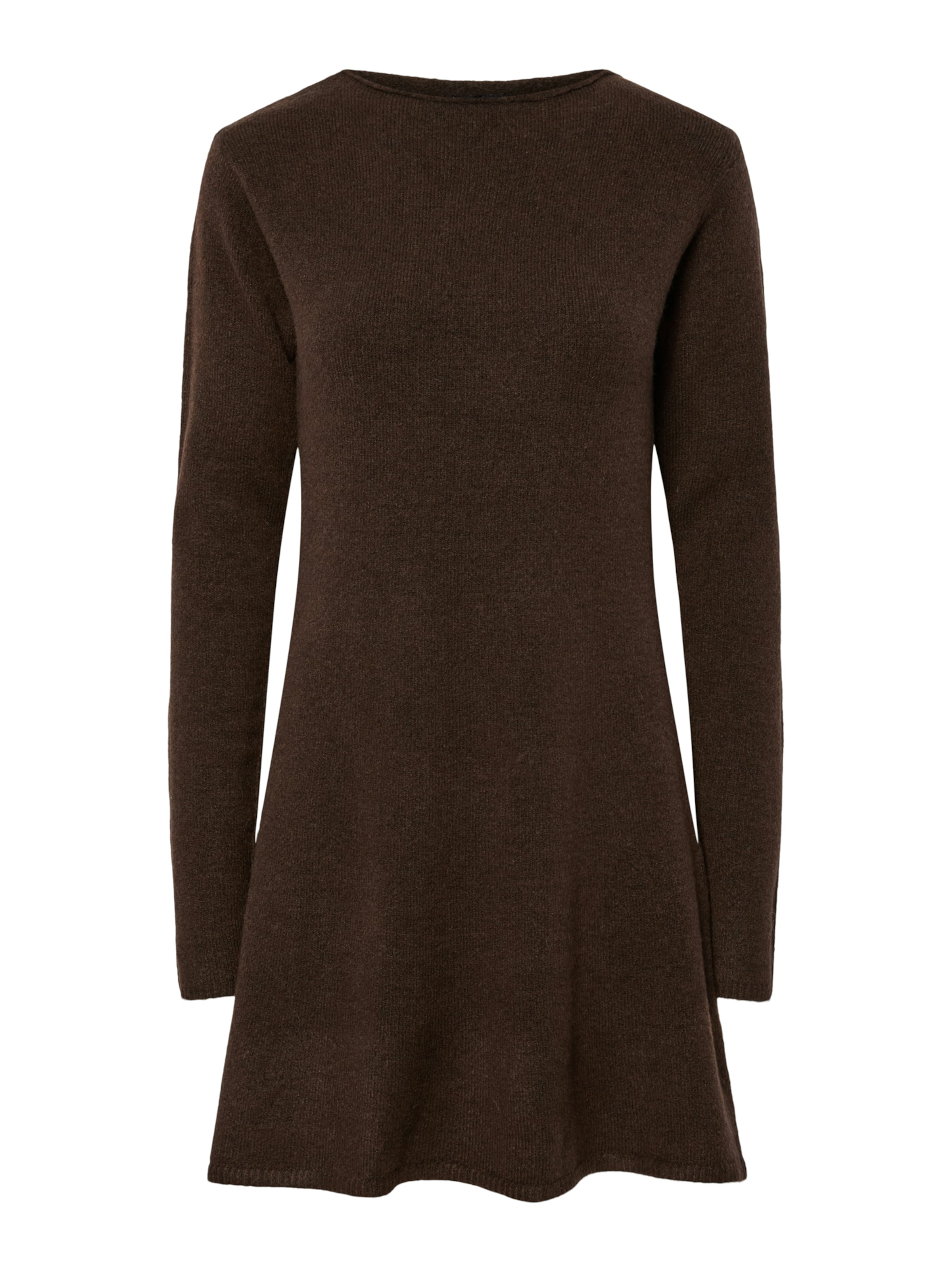 Robes en maille 'PCJunna' PIECES en marron : devant