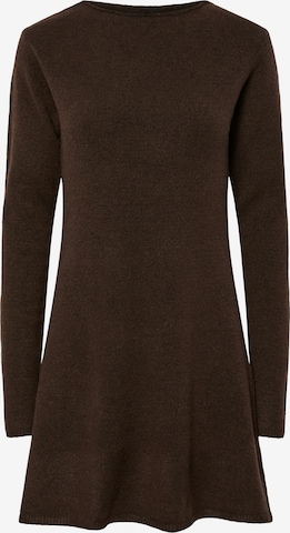 ruda PIECES Megzta suknelė 'PCJunna': priekis