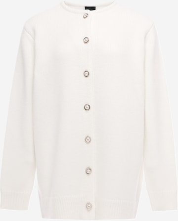 Cardigan 'Classic' DreiMaster Klassik en blanc : devant