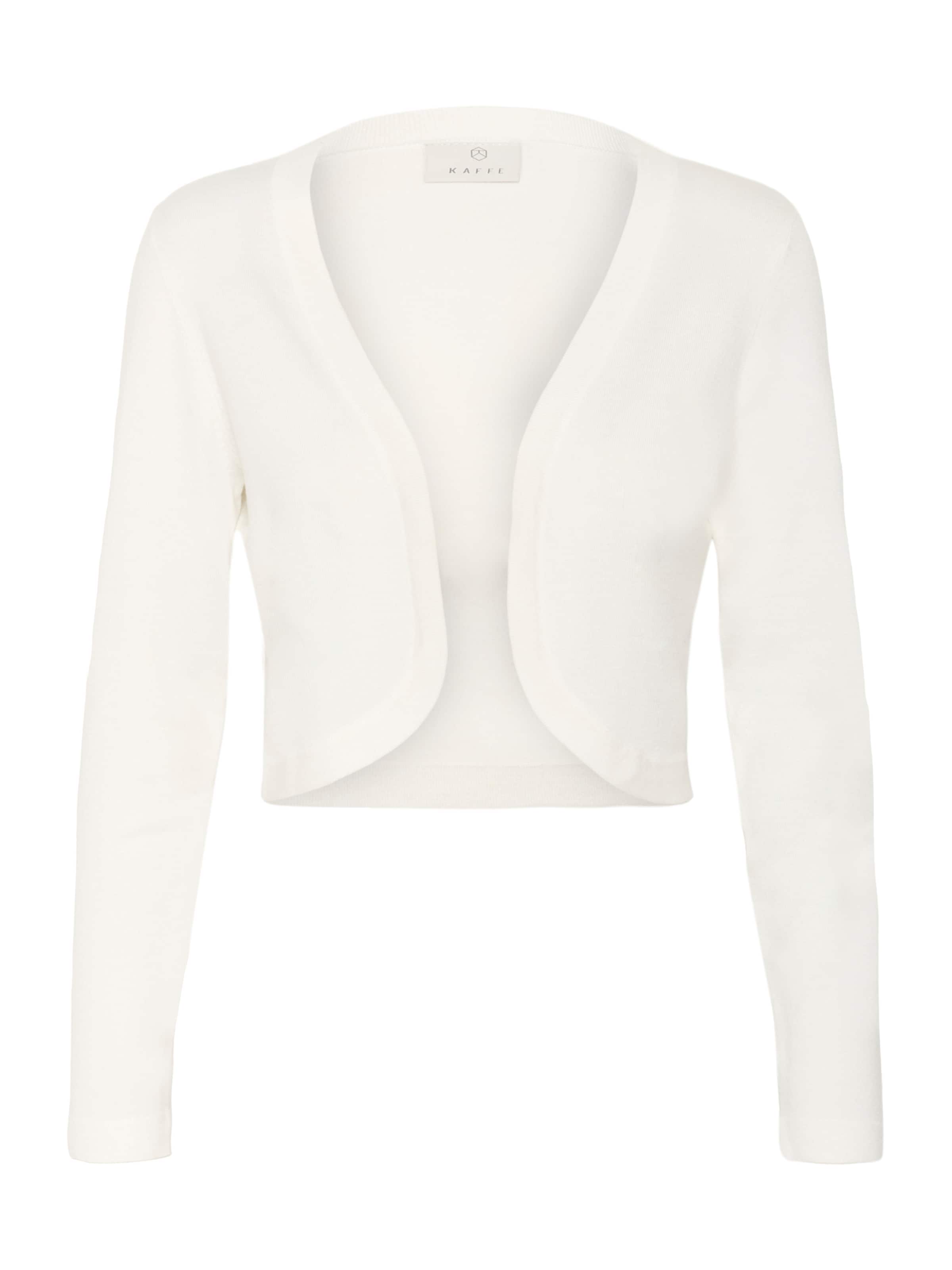Bolero &#x27;KA Astrid&#x27; di Kaffe in bianco: frontale