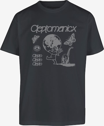 Cleptomanicx T-Shirt 'Mystery' in Grau: predná strana