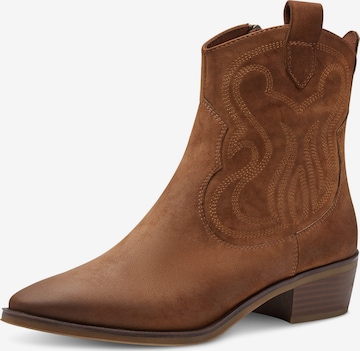 Bottes de cowboy MARCO TOZZI en marron : devant