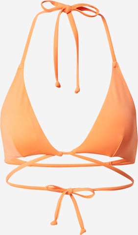 Hunkemöller Triangle Bikini Top in Orange: front