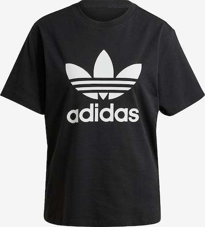 ADIDAS ORIGINALS Μπλουζάκι 'Trefoil' σε μαύρο / λευκό, Άποψη προϊόντος
