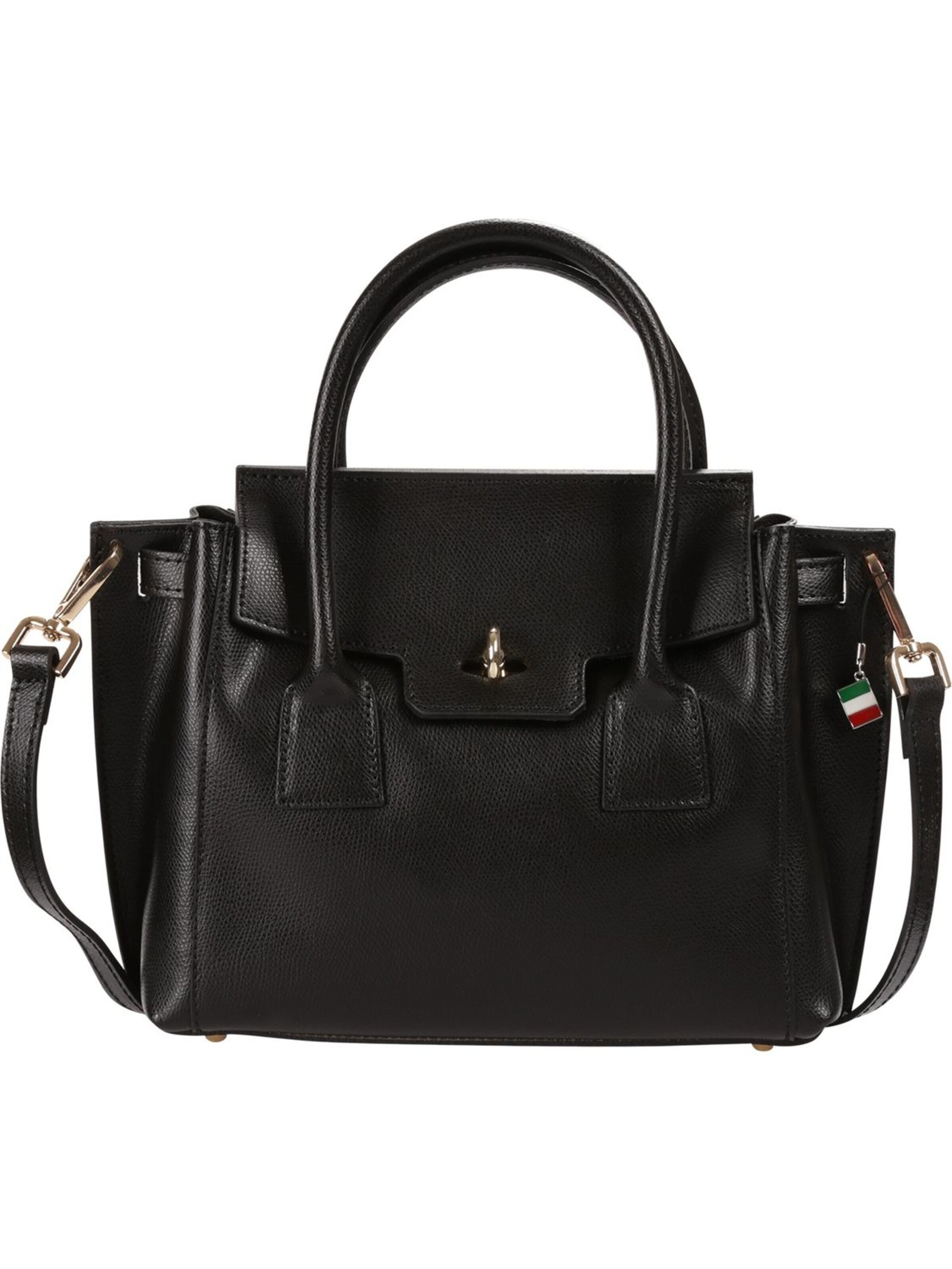 Florence Handbag in Black: front