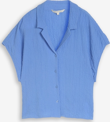 Bluză de la TOM TAILOR DENIM pe albastru: față
