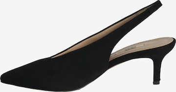 Desa - Zapatos destalonado 'High Heels' en negro: frente