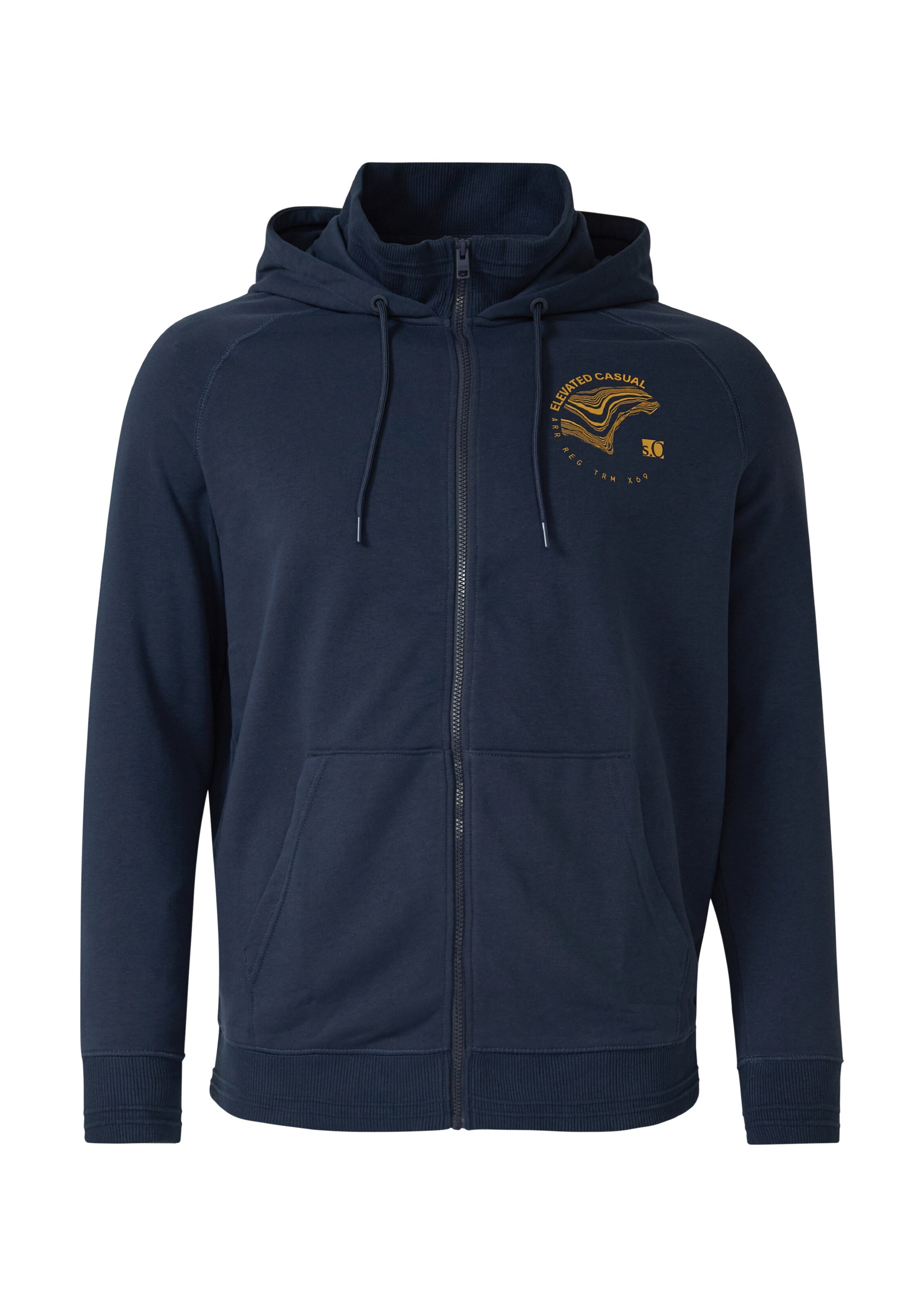 Veste de survêtement s.Oliver en bleu : devant