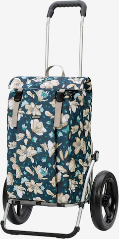 Andersen Shopper Trolley 'Basil Magnolia' in Blauw: voorkant