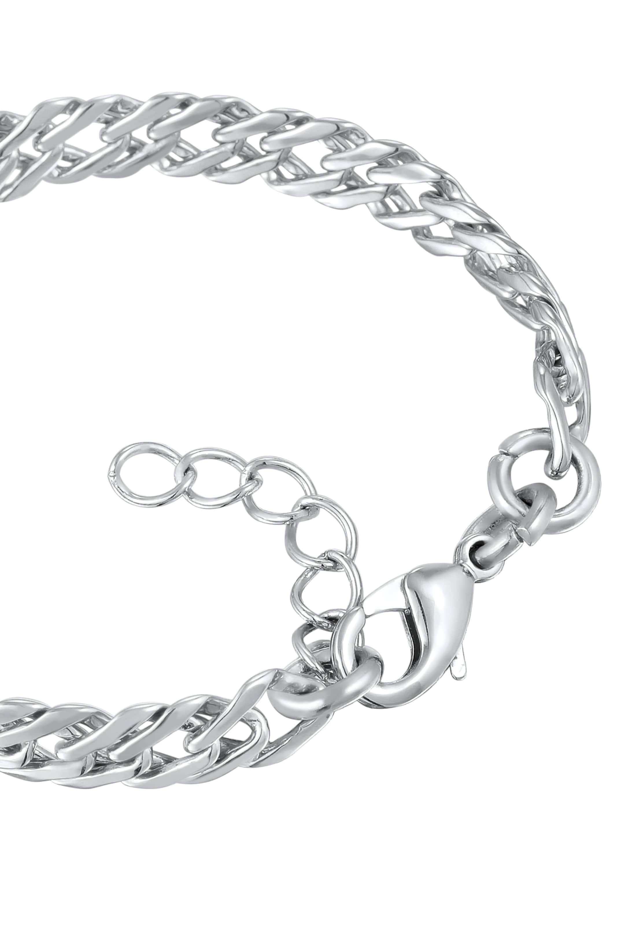 Bracelet 'Panzerkette' ELLI en argent
