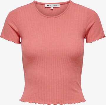 T-shirt 'EMMA' ONLY en rose : devant