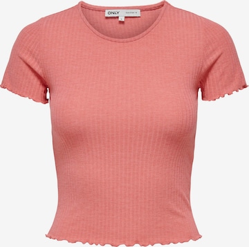 T-shirt 'EMMA' ONLY en rose : devant