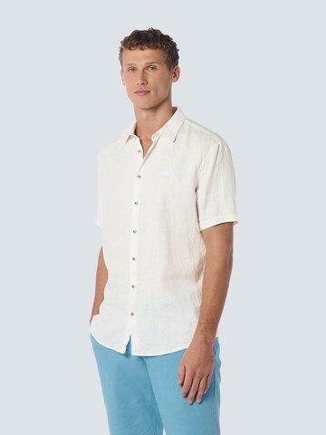 No Excess Regular fit Overhemd in Wit: voorkant
