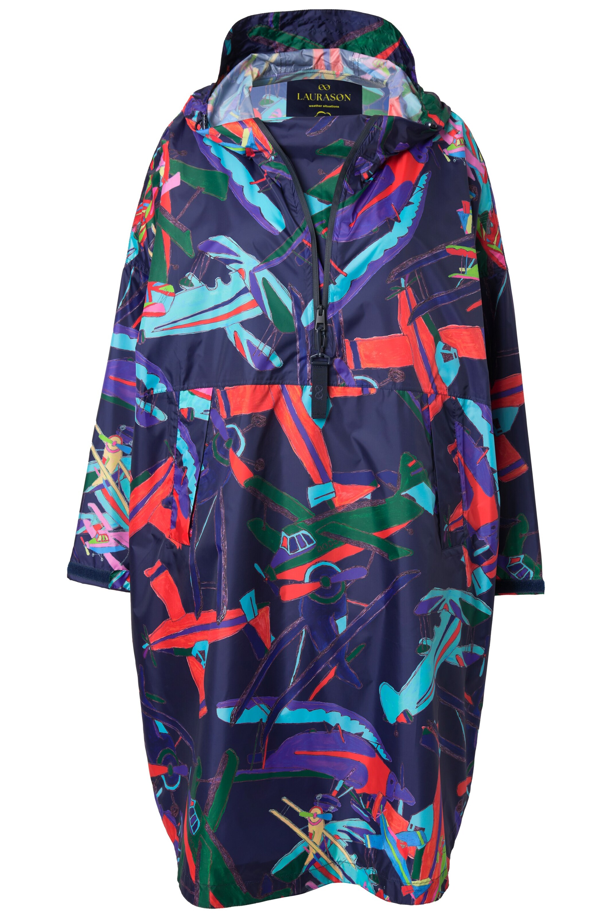 LAURASØN Funktionsjacke in Blau: Vorderseite