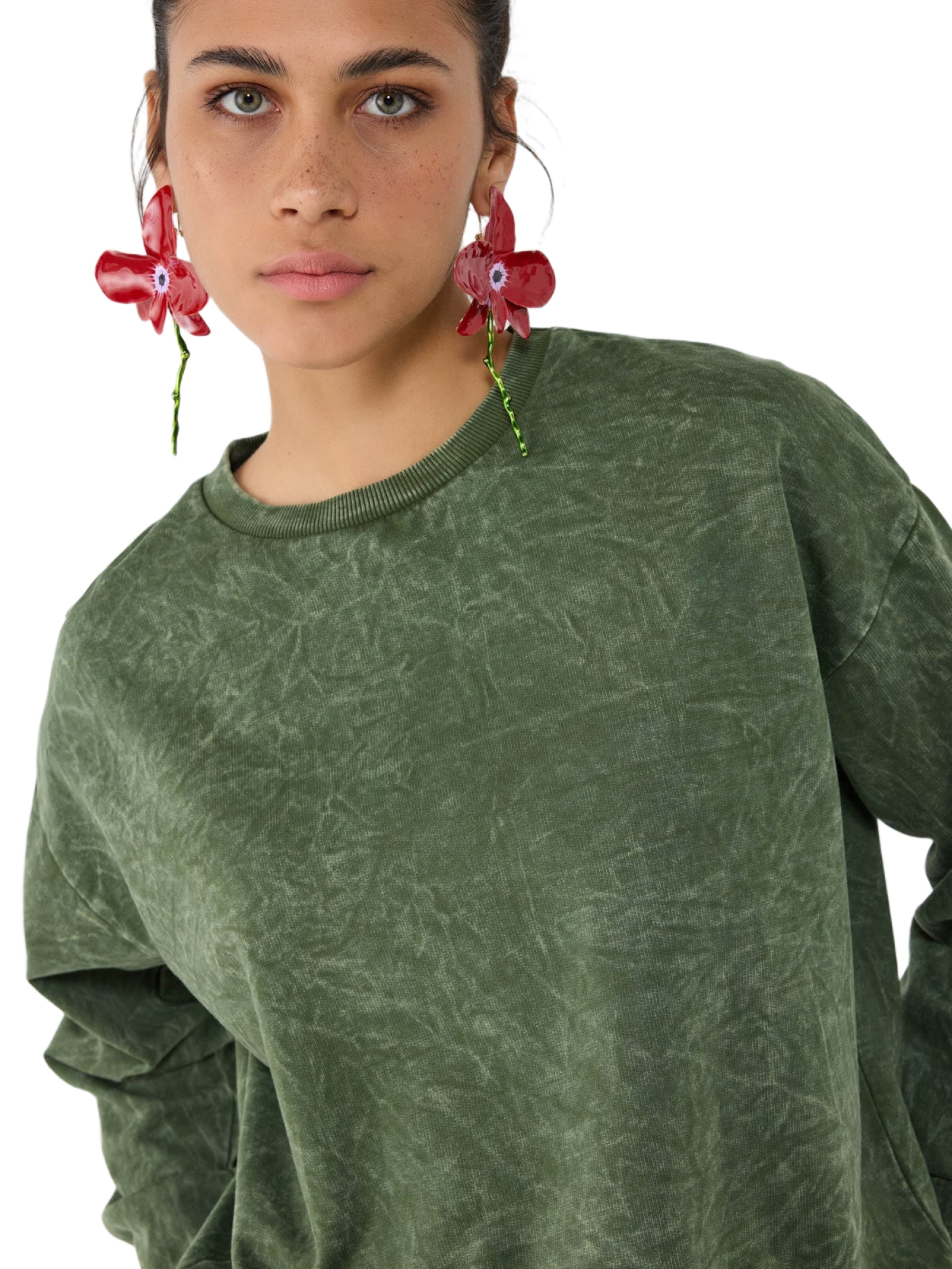 No Matter What Pullover in Grün