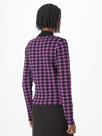 River Island Majica 'HOUNDSTOOTH' | vijolična barva