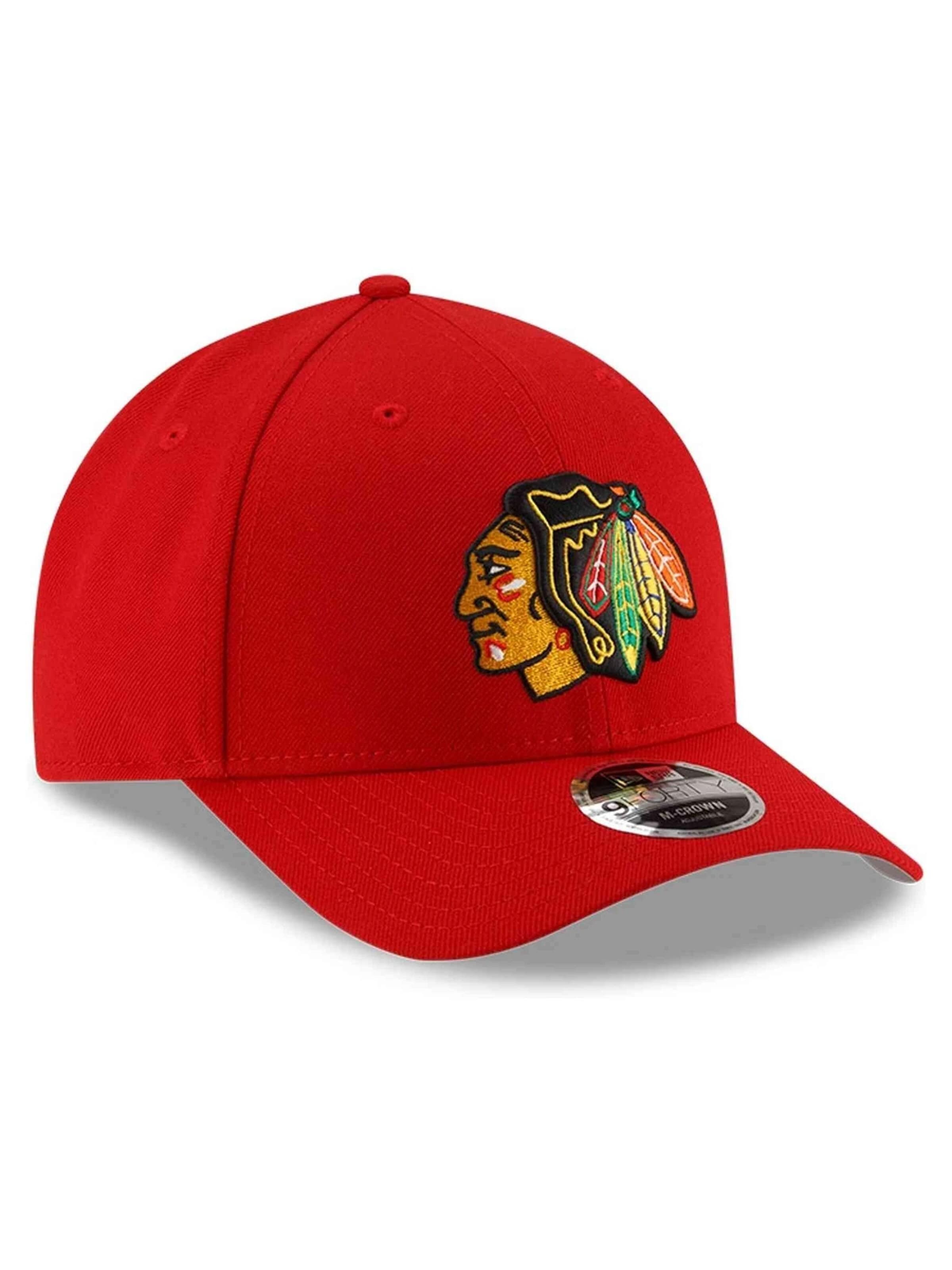NEW ERA - Boné 'Gorra new era roja chicago blackhawks nhl team 940mc chibla otc' em vermelho