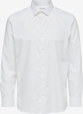 SELECTED HOMME Regular fit Бизнес риза 'Ethan' в бяло: отпред
