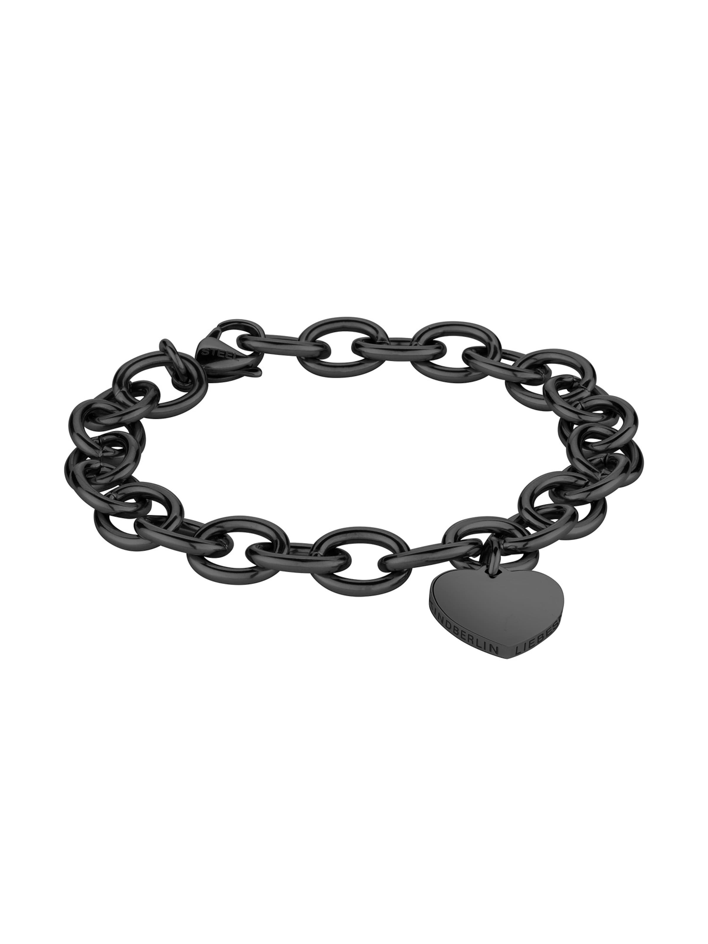 Bracelet Liebeskind Berlin en noir : devant