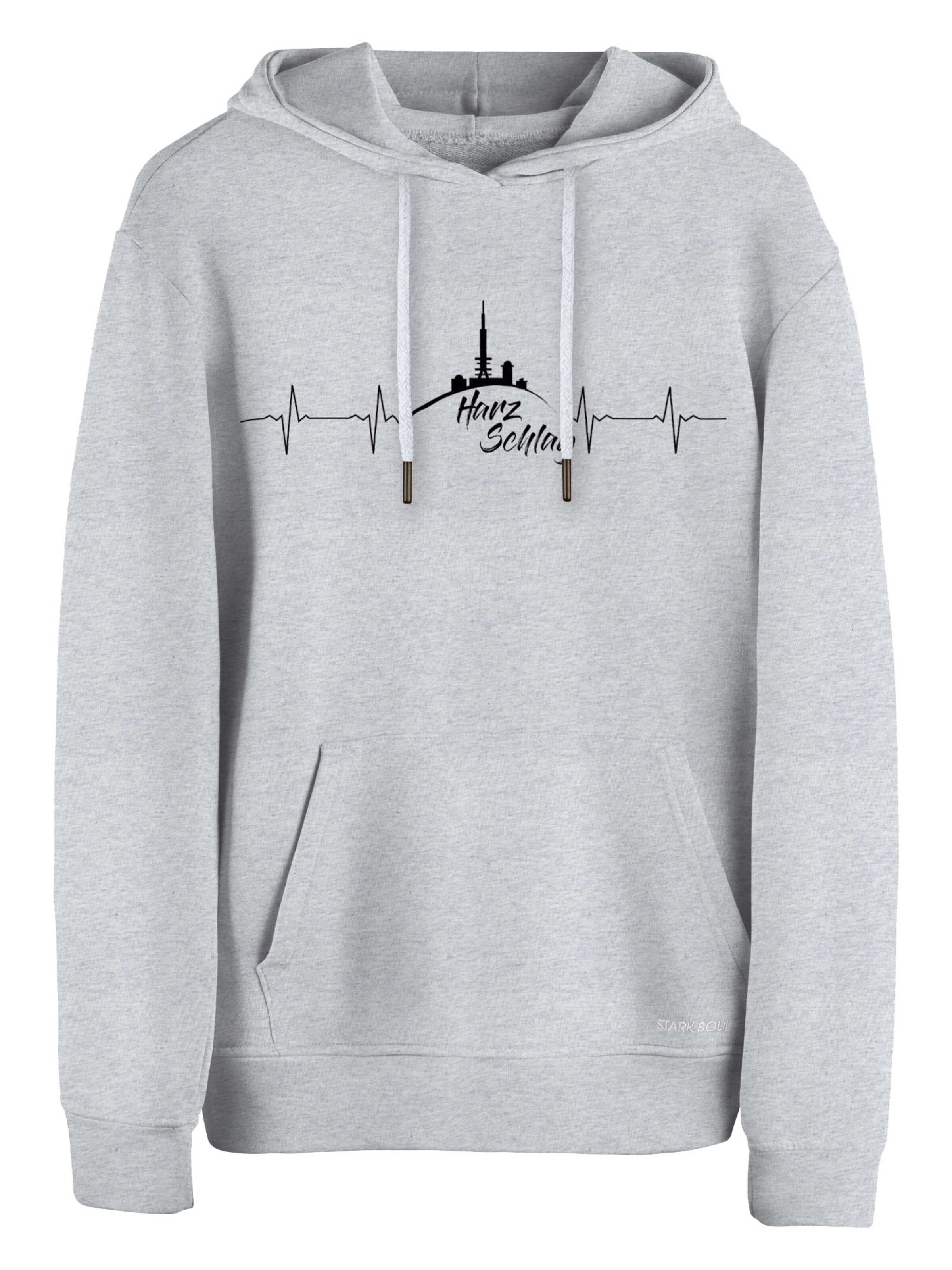 Felpa 'Harzschlag' di Cotton Prime in grigio: frontale