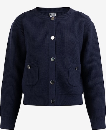 DreiMaster Maritim Knit Cardigan 'Palpito' in Blue: front