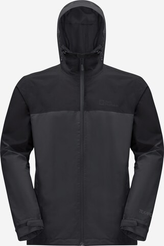 JACK WOLFSKIN Outdoorjas 'Weiltal' in Zwart