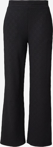 HUGO Wide Leg Housut 'Nayane' värissä musta: etupuoli