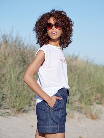 I want the moon Regular Jeans 'Lia' in Blauw