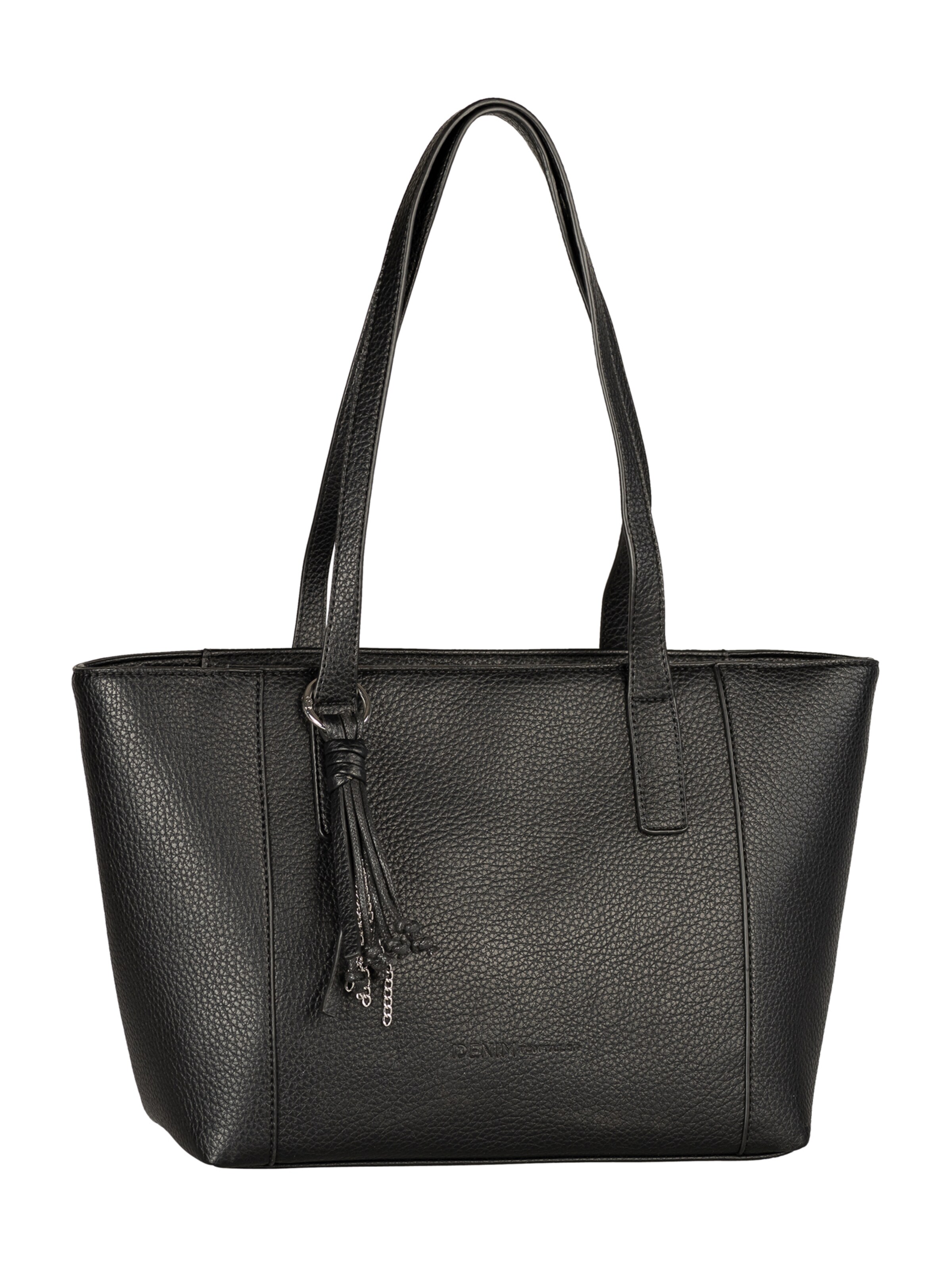 TOM TAILOR DENIM Shopper 'Priya' - Čierna: predná strana