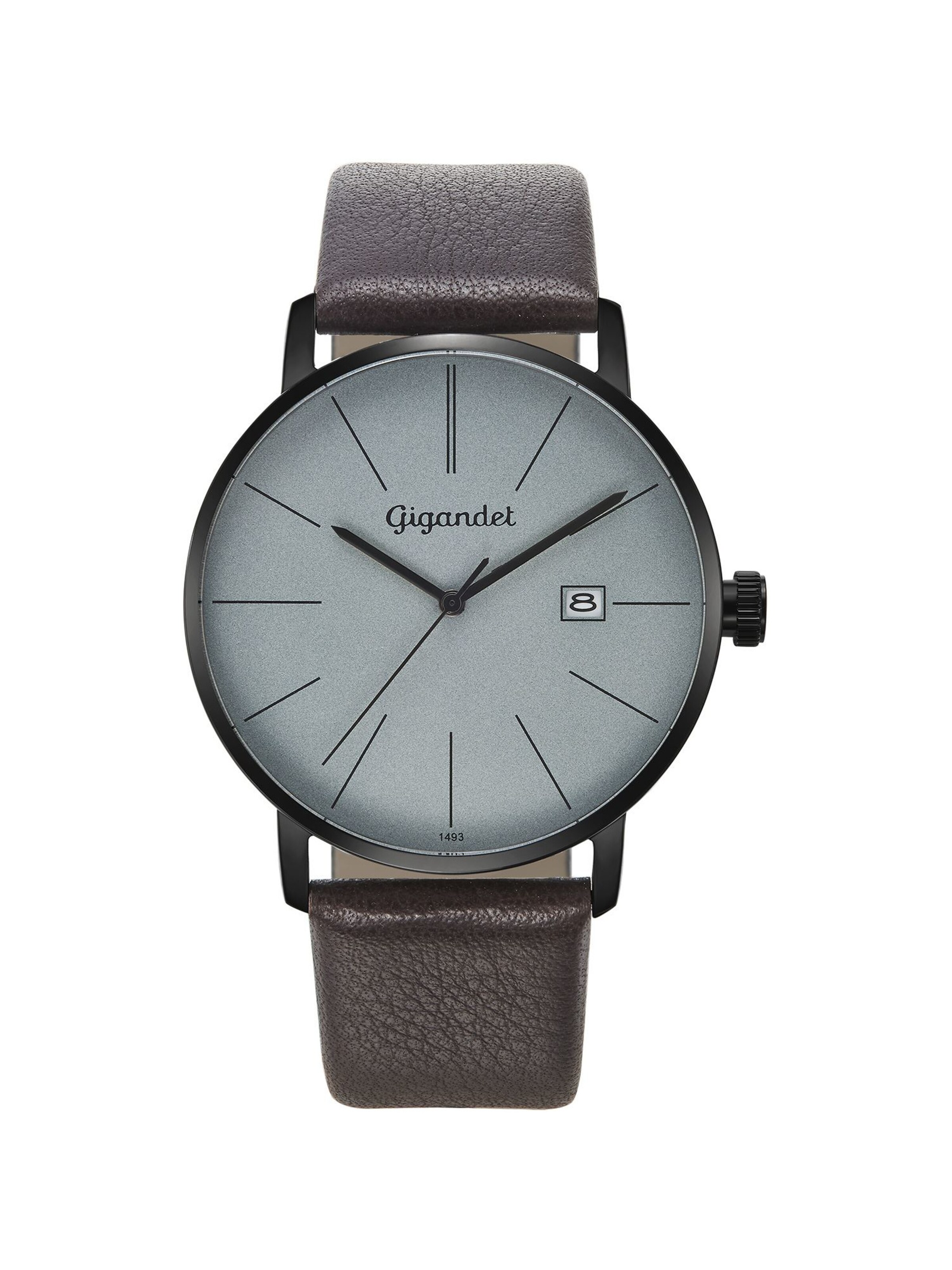 Gigandet Analog Watch 'MINIMALISM' in Dark brown, Item view