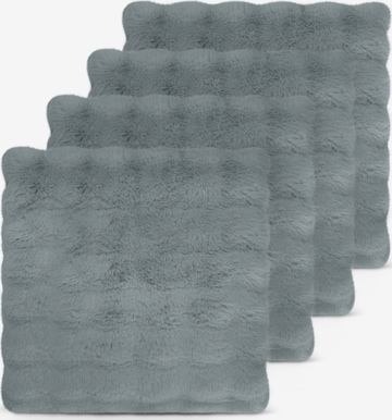 Aspero Kissenbezug ' Milan ' in Grau: Vorderseite