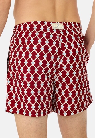 Gassa d'Amante Zwemshorts 'Portofino' in Rood