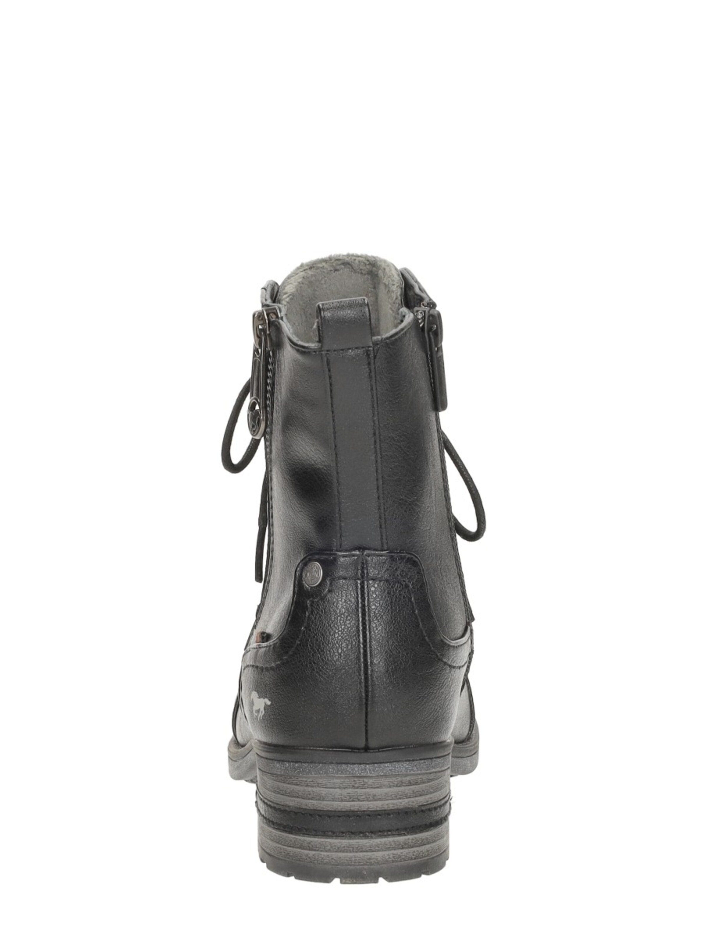 Chaussure à lacets 'Veterschoenen Hoog' MUSTANG en noir