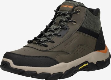 SKECHERS Lace-up boot 'Santoro - Hopkins' in Green: front