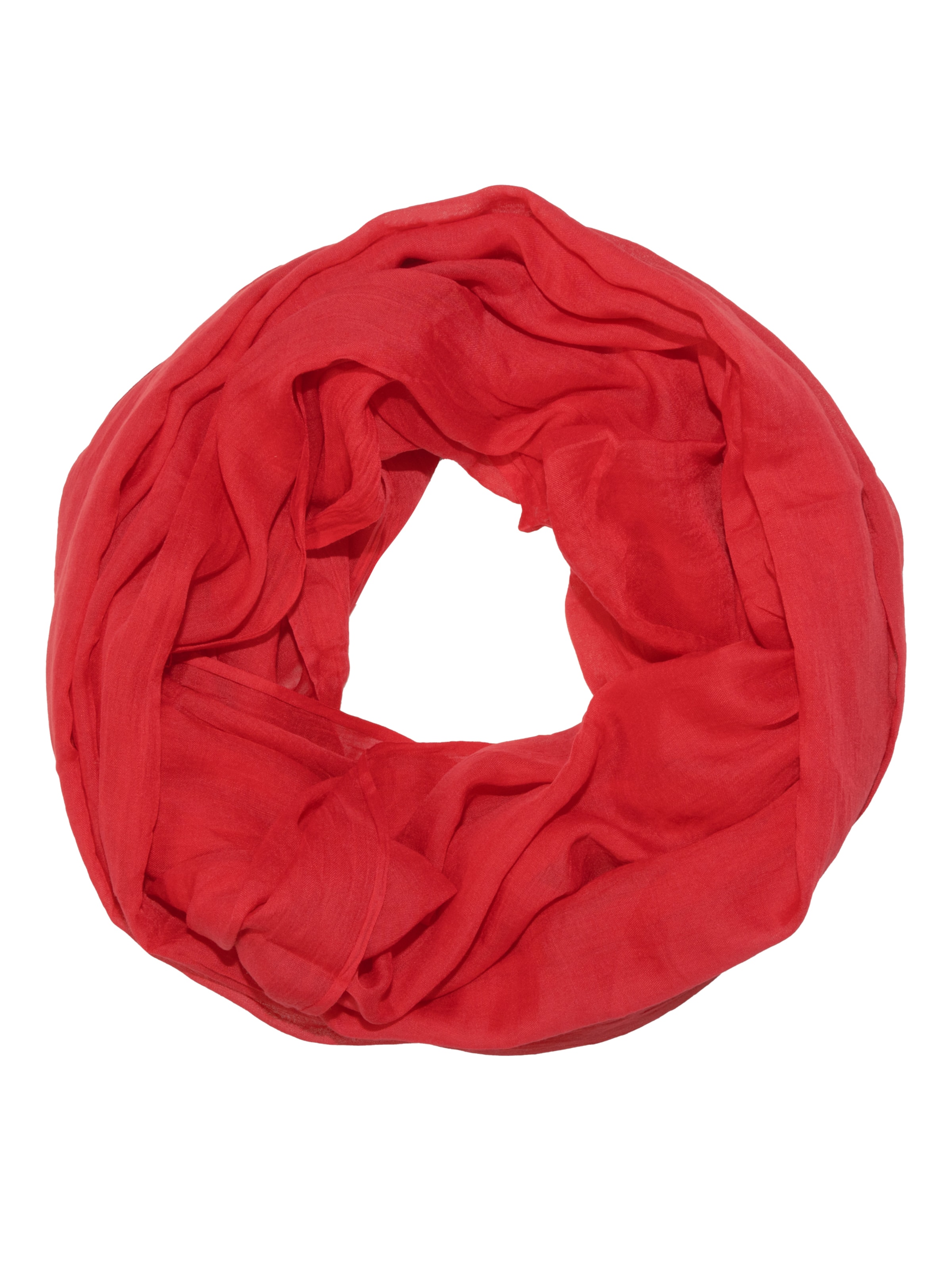 Écharpe tube 'Carina Uni' Seasons of April en rouge : devant