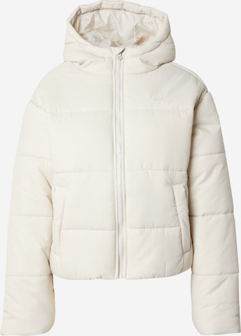Nike Sportswear Зимняя куртка 'Classic' в Бежевый: спереди