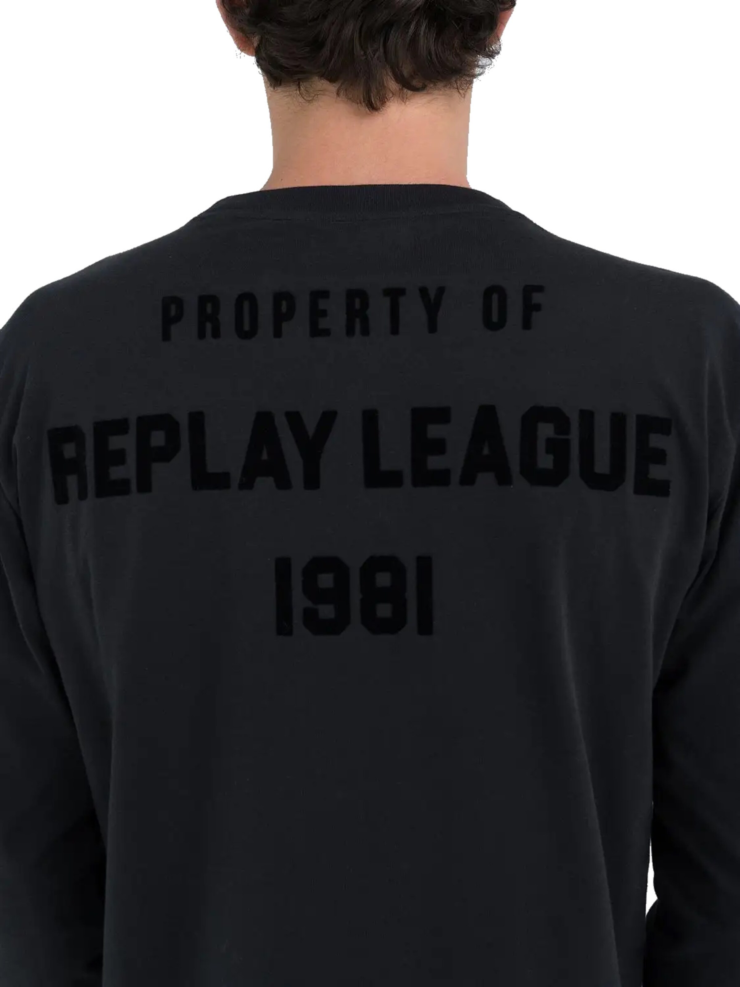REPLAY Shirt in Schwarz