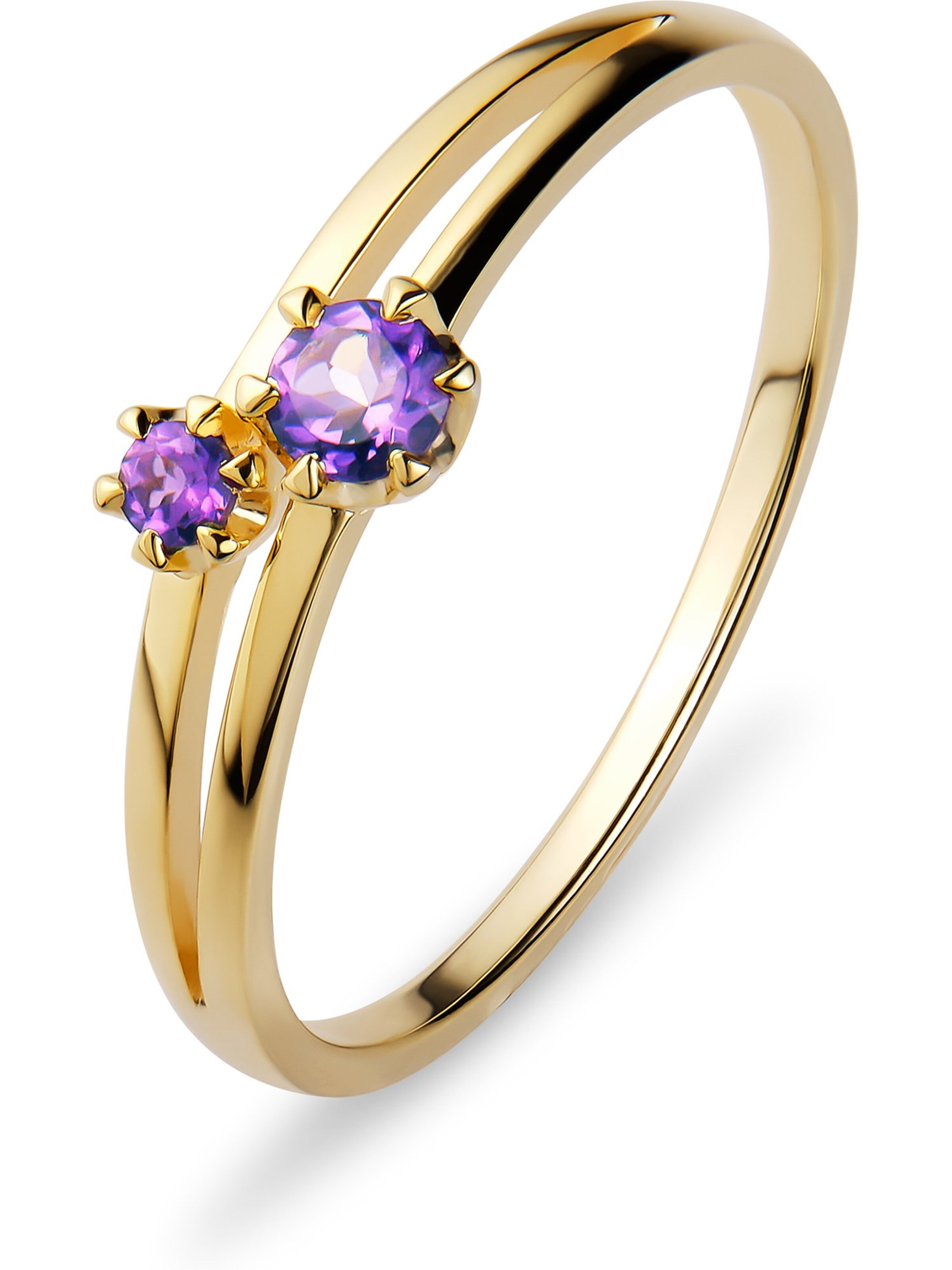 CHRIST Ring in Gelb: Vorderseite