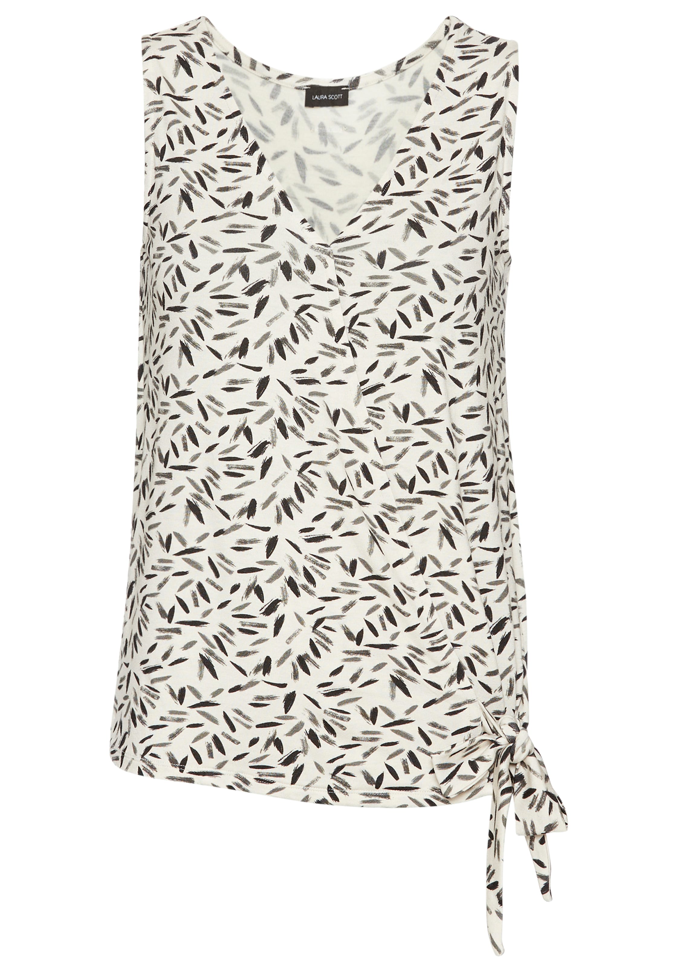 LAURA SCOTT Top in Beige: front