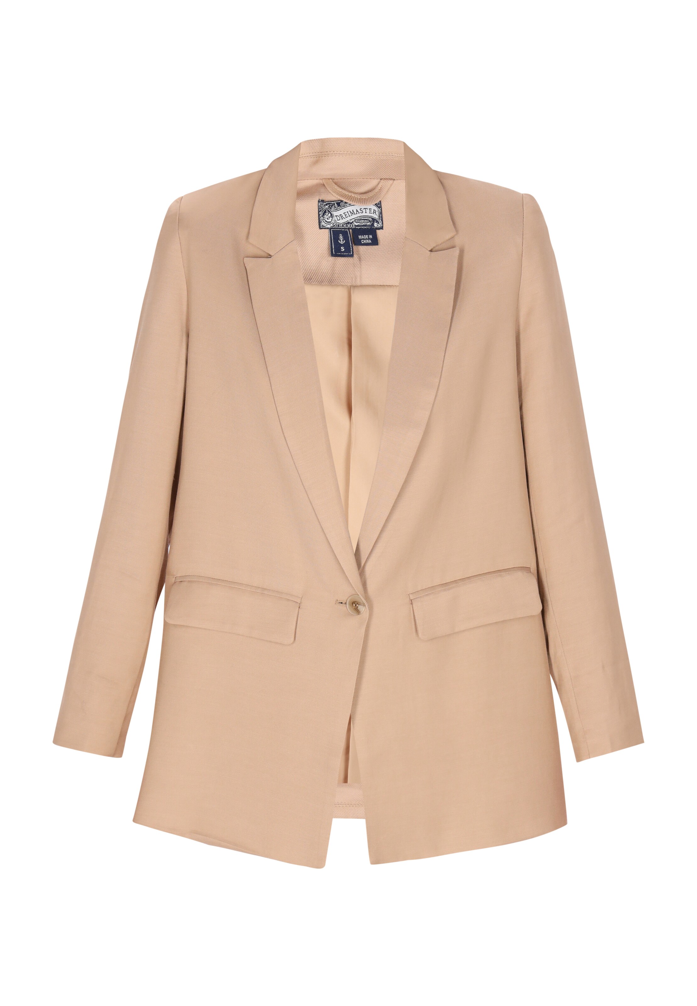 DreiMaster Vintage Bleiseri 'Classy Look' värissä beige: etupuoli