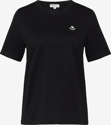 s.Oliver Tričko – černá: přední strana