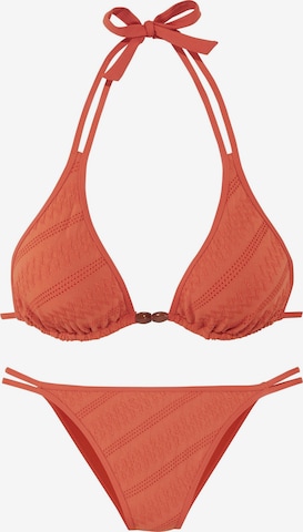 Triangle Bikini s.Oliver en orange : devant