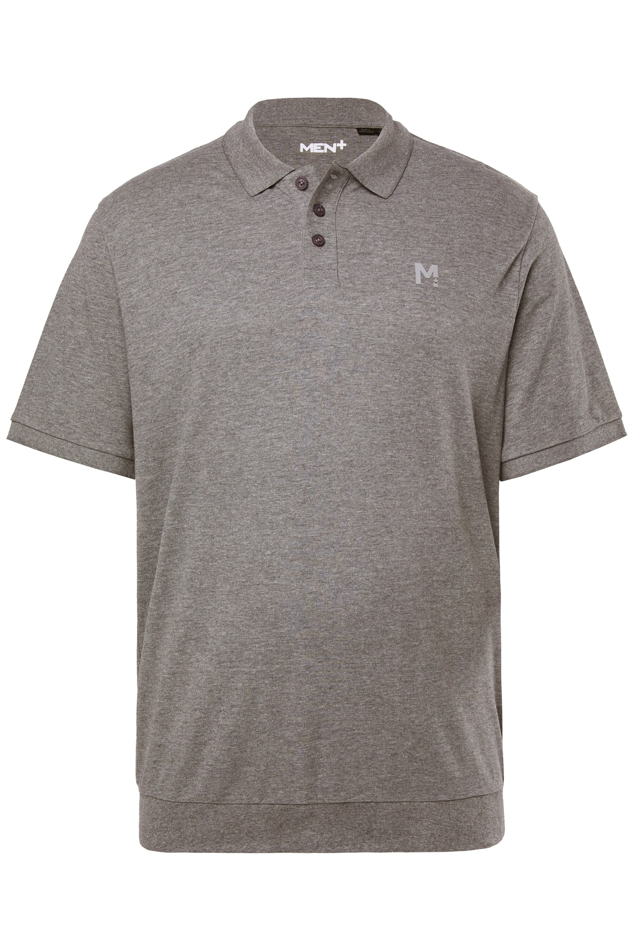 Men Plus Shirt in Grau: Vorderseite