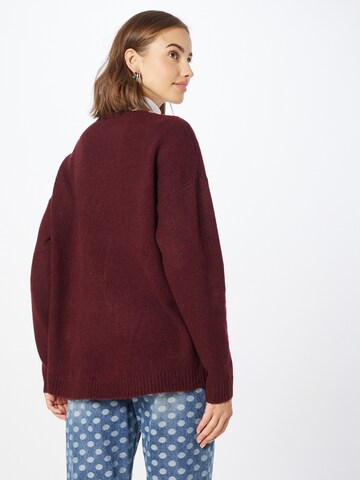 Pullover 'Son' di Noisy may in rosso